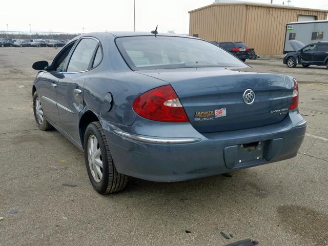 2G4WD582361303705 - 2006 BUICK LACROSSE C BLUE photo 3