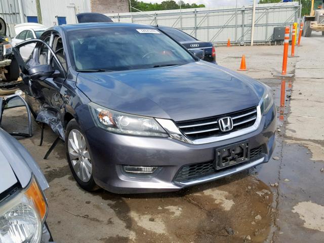 1HGCR3F84DA042206 - 2013 HONDA ACCORD EXL GRAY photo 1