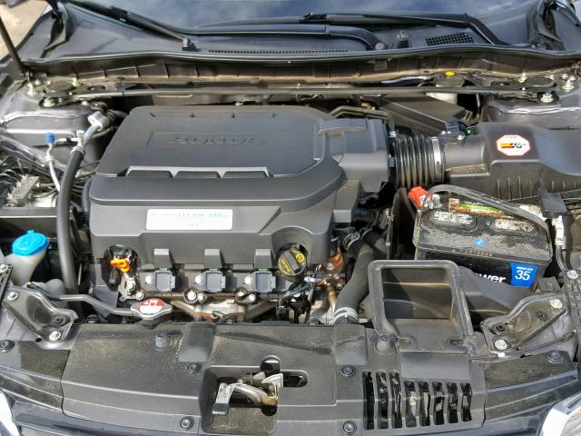 1HGCR3F84DA042206 - 2013 HONDA ACCORD EXL GRAY photo 7