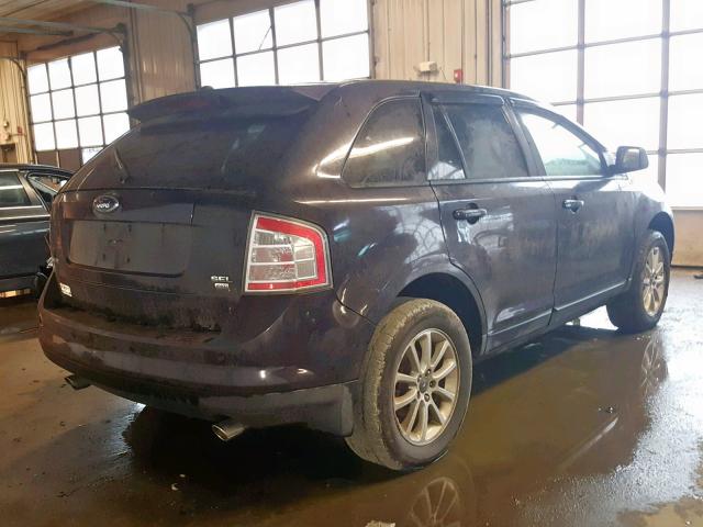 2FMDK48C47BB57035 - 2007 FORD EDGE SEL PURPLE photo 4