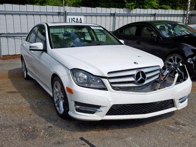 WDDGF4HB0DR297269 - 2013 MERCEDES-BENZ C 250 WHITE photo 1