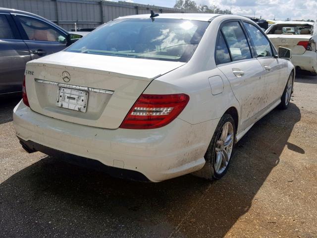 WDDGF4HB0DR297269 - 2013 MERCEDES-BENZ C 250 WHITE photo 4