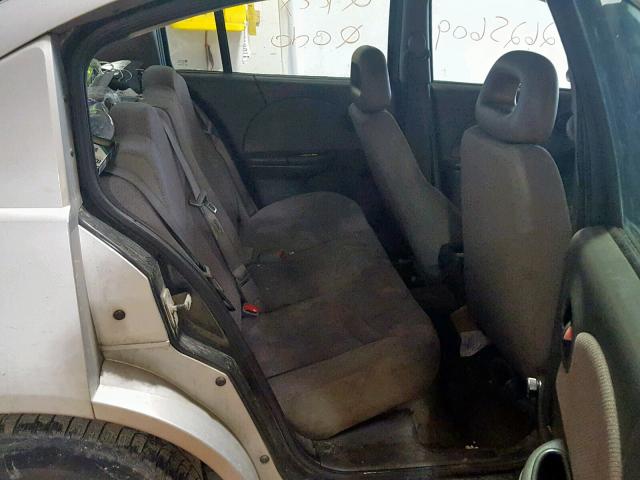 1G8AF52F84Z138656 - 2004 SATURN ION LEVEL SILVER photo 6