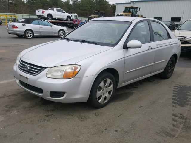 KNAFE122485521640 - 2008 KIA SPECTRA EX SILVER photo 2