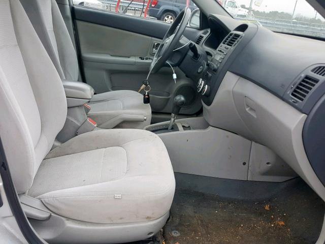 KNAFE122485521640 - 2008 KIA SPECTRA EX SILVER photo 5