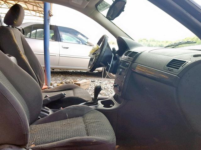1G2AS18H797176308 - 2009 PONTIAC G5 BLUE photo 5