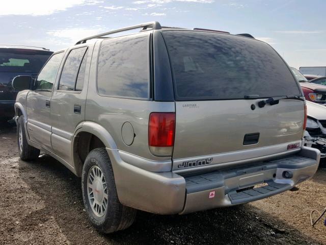 1GKDT13W7X2500769 - 1999 GMC JIMMY SLE GRAY photo 3