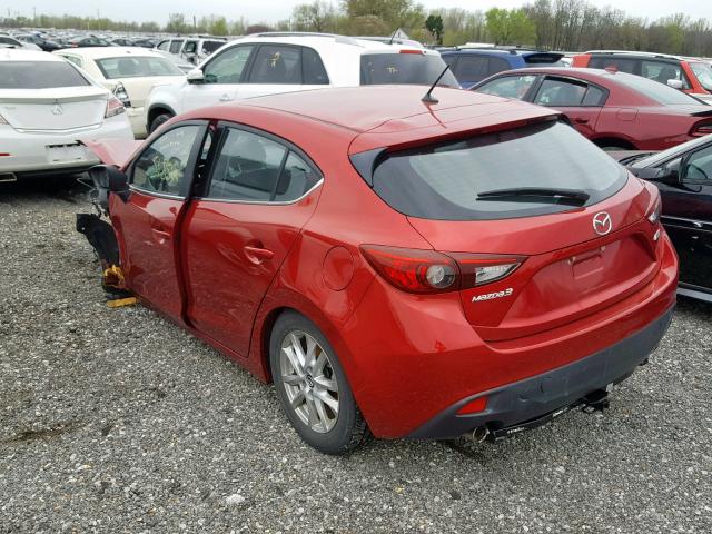 JM1BM1L7XE1205936 - 2014 MAZDA 3 TOURING RED photo 3