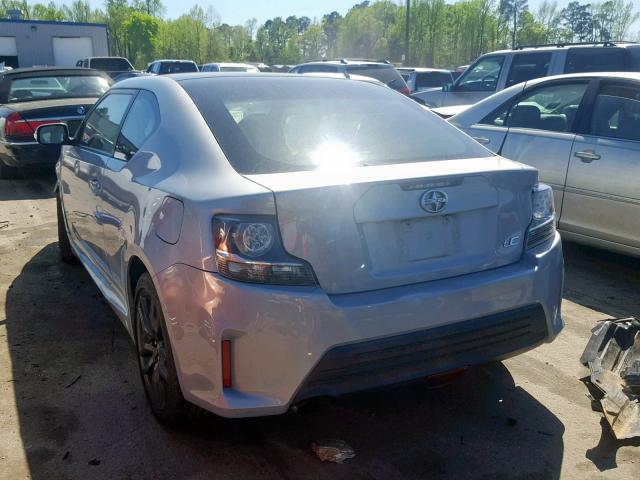 JTKJF5C73E3067649 - 2014 TOYOTA SCION TC ვერცხლისფერი ფოტო 3
