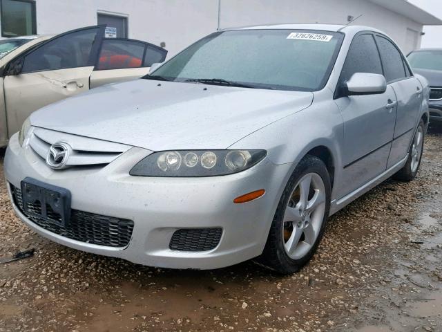 1YVHP80C185M10466 - 2008 MAZDA 6 I SILVER photo 2