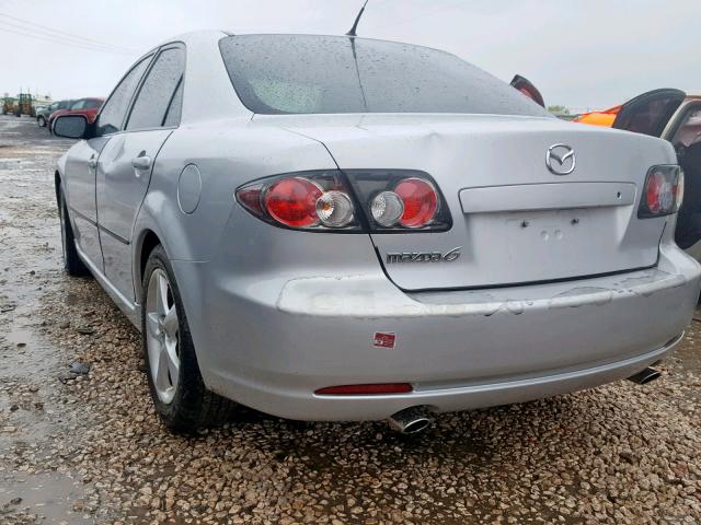 1YVHP80C185M10466 - 2008 MAZDA 6 I SILVER photo 3