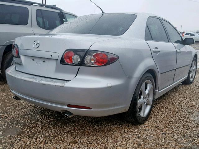 1YVHP80C185M10466 - 2008 MAZDA 6 I SILVER photo 4