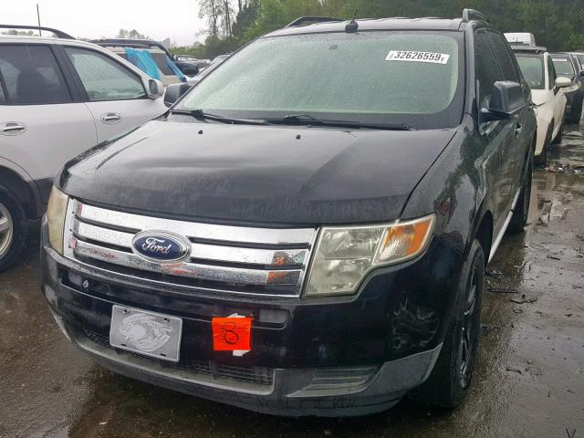 2FMDK36C57BA50542 - 2007 FORD EDGE SE BLACK photo 2