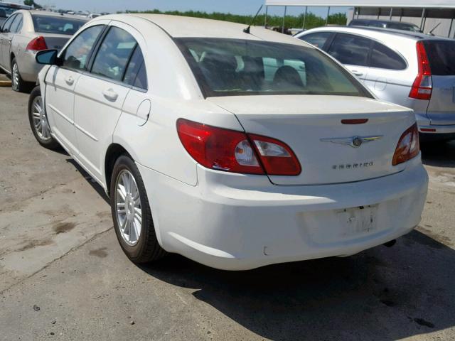 1C3LC56R77N520558 - 2007 CHRYSLER SEBRING TO WHITE photo 3