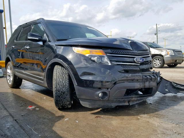 1FM5K7F8XEGB82757 - 2014 FORD EXPLORER L BLACK photo 1