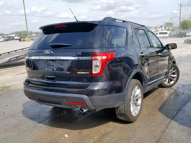 1FM5K7F8XEGB82757 - 2014 FORD EXPLORER L BLACK photo 4