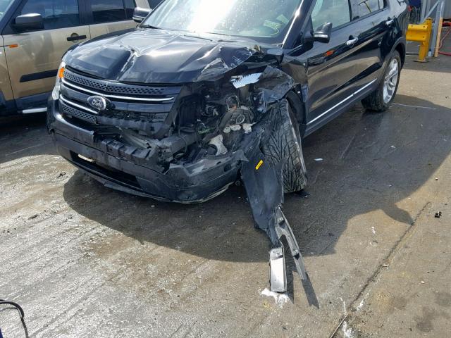 1FM5K7F8XEGB82757 - 2014 FORD EXPLORER L BLACK photo 9