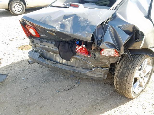 1G1ZH57B18F264480 - 2008 CHEVROLET MALIBU 1LT 灰色 照片 9