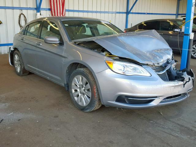 1C3CCBABXDN641945 - 2013 CHRYSLER 200 LX GRAY photo 1