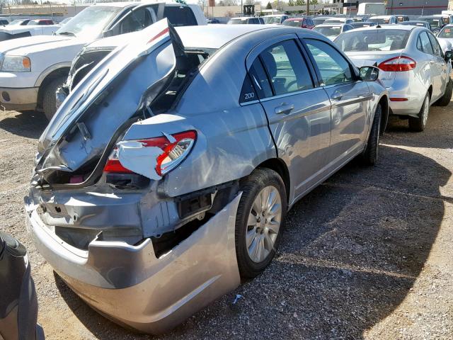 1C3CCBABXDN641945 - 2013 CHRYSLER 200 LX GRAY photo 4