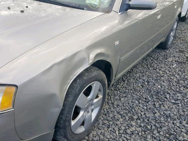 WAULT54B12N116694 - 2002 AUDI A6 3.0 QUA GRAY photo 9