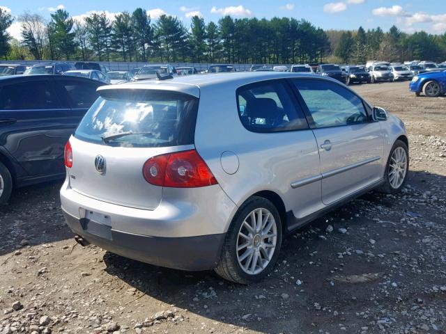 WVWEV71K96W106310 - 2006 VOLKSWAGEN NEW GTI SILVER photo 4