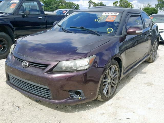 JTKJF5C73B3019239 - 2011 TOYOTA SCION TC მუქწითელი ფოტო 2