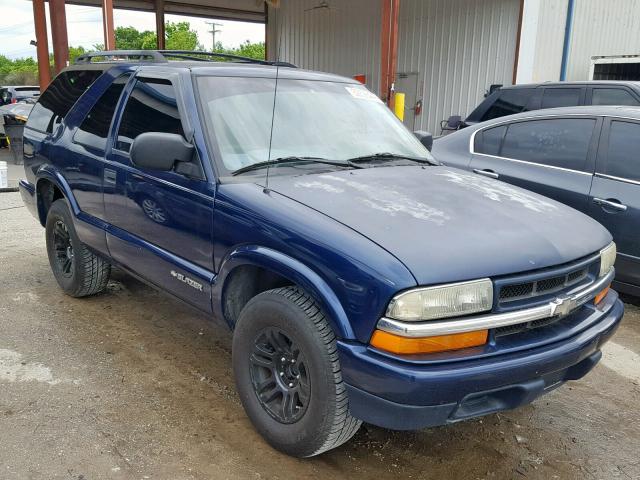 1GNCS18XX3K101125 - 2003 CHEVROLET BLAZER BLUE photo 1