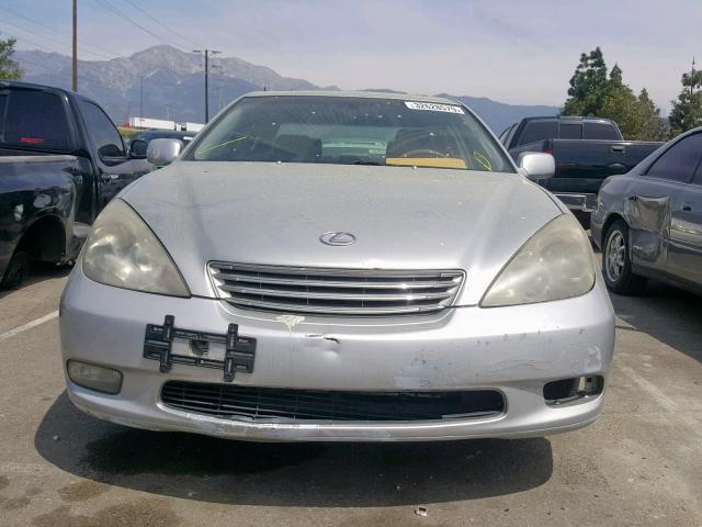 JTHBF30G435038035 - 2003 LEXUS ES 300 SILVER photo 9