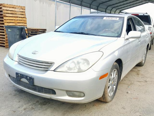 JTHBF30G830107208 - 2003 LEXUS ES 300 SILVER photo 2