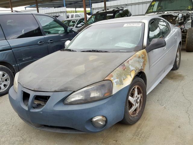 2G2WS522841111717 - 2004 PONTIAC GRAND PRIX GRAY photo 2