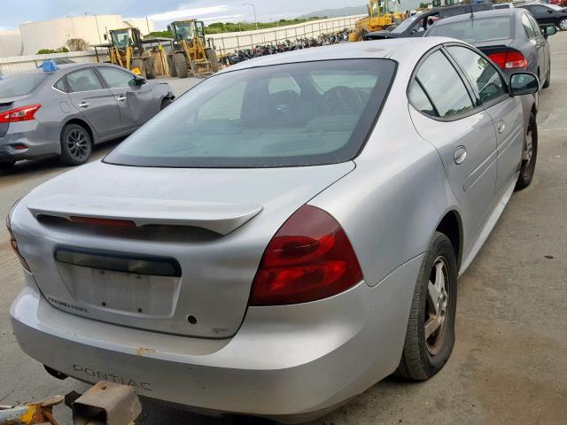2G2WS522841111717 - 2004 PONTIAC GRAND PRIX GRAY photo 4