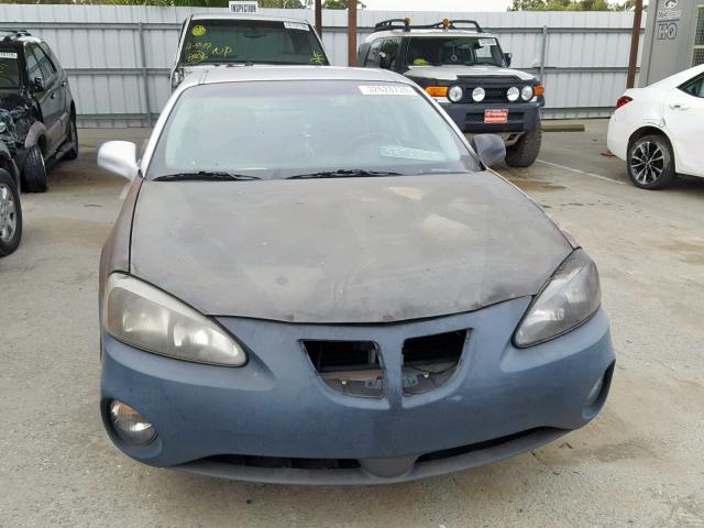 2G2WS522841111717 - 2004 PONTIAC GRAND PRIX GRAY photo 9