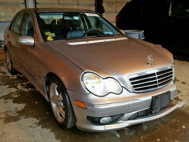 WDBRF40J25F586225 - 2005 MERCEDES-BENZ C 230K SPO SILVER photo 1