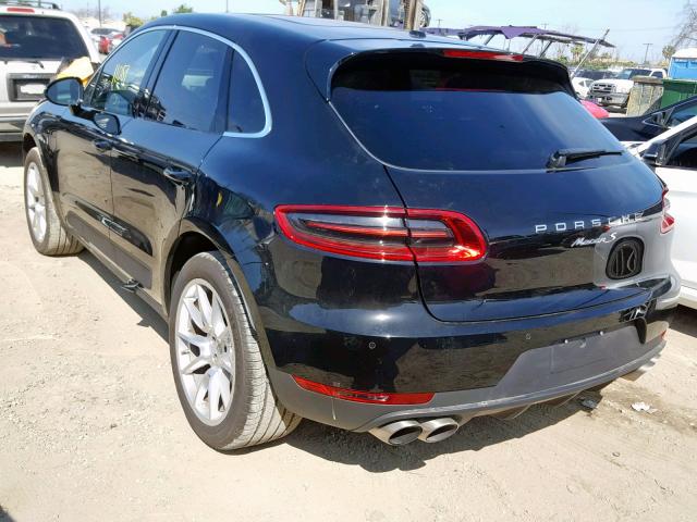 WP1AB2A51HLB11217 - 2017 PORSCHE MACAN S BLACK photo 3