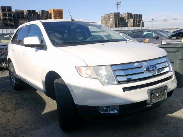 2FMDK38C28BA99843 - 2008 FORD EDGE SEL WHITE photo 1