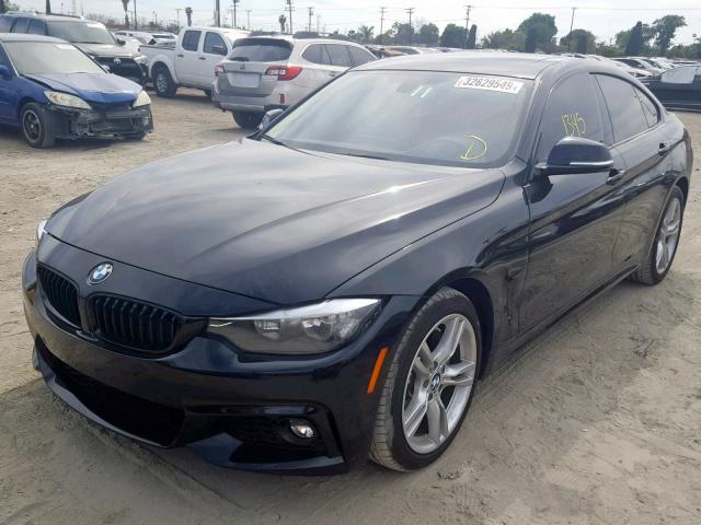 WBA4J1C57KBM13730 - 2019 BMW 430I GRAN BLACK photo 2