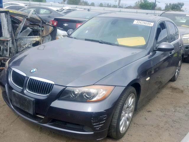 WBAVB33516KS36854 - 2006 BMW 330 I GRAY photo 2