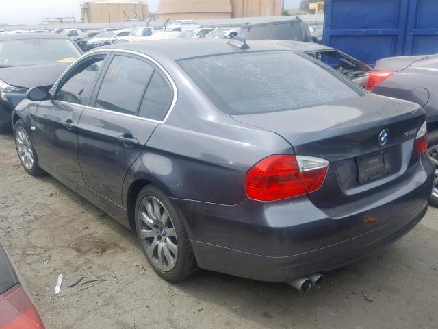 WBAVB33516KS36854 - 2006 BMW 330 I GRAY photo 3