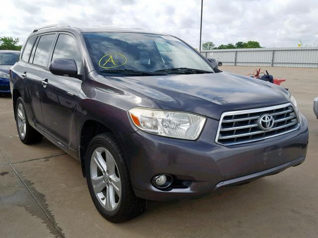 JTEDS42AX92075861 - 2009 TOYOTA HIGHLANDER GRAY photo 1