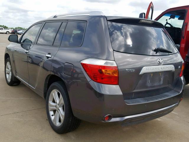 JTEDS42AX92075861 - 2009 TOYOTA HIGHLANDER GRAY photo 3