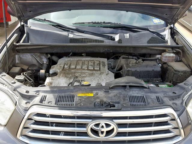 JTEDS42AX92075861 - 2009 TOYOTA HIGHLANDER GRAY photo 7