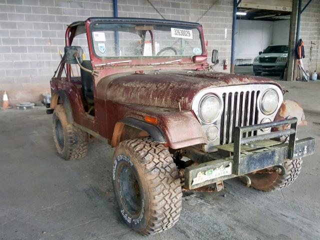 J5F83AH053361 - 1975 JEEP CJ5 RED photo 1