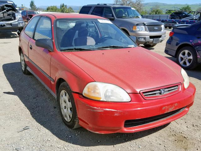 2HGEJ6444WH101521 - 1998 HONDA CIVIC DX RED photo 1