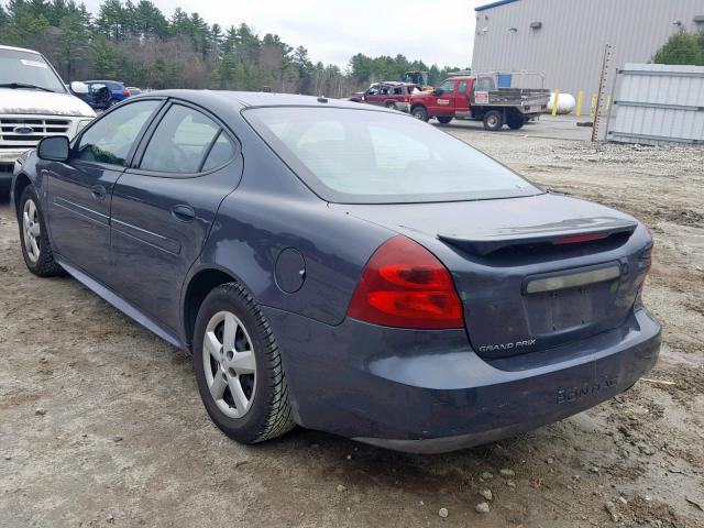 2G2WP552981141991 - 2008 PONTIAC GRAND PRIX GRAY photo 3