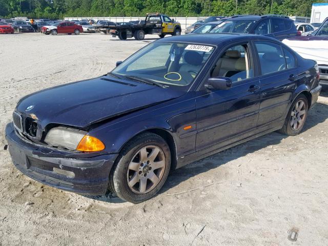 WBAAM3338XCA84464 - 1999 BMW 323 I AUTO BLUE photo 2