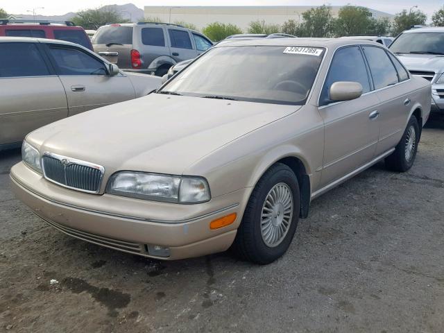 JNKNG01D2SM308378 - 1995 INFINITI Q45 GOLD photo 2