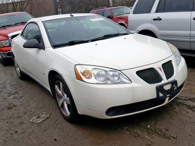 1G2ZH36N784296440 - 2008 PONTIAC G6 GT WHITE photo 1