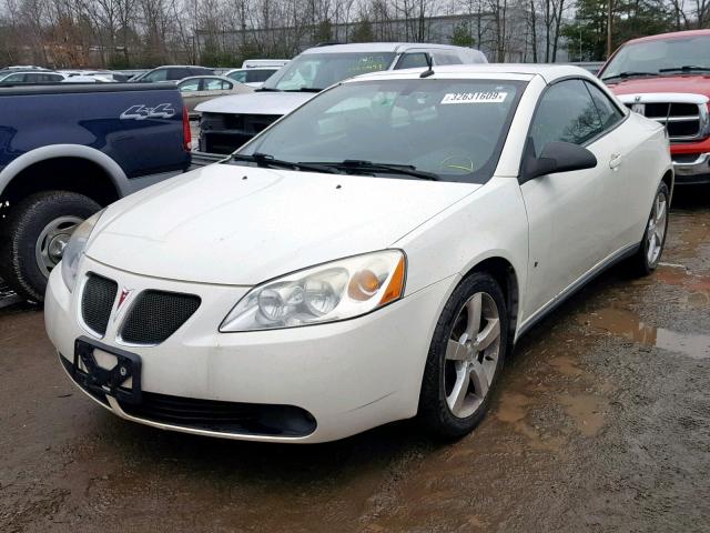 1G2ZH36N784296440 - 2008 PONTIAC G6 GT WHITE photo 2