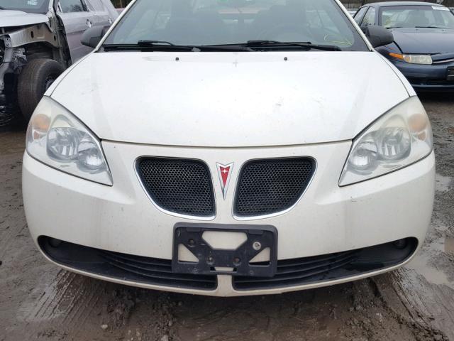 1G2ZH36N784296440 - 2008 PONTIAC G6 GT WHITE photo 9